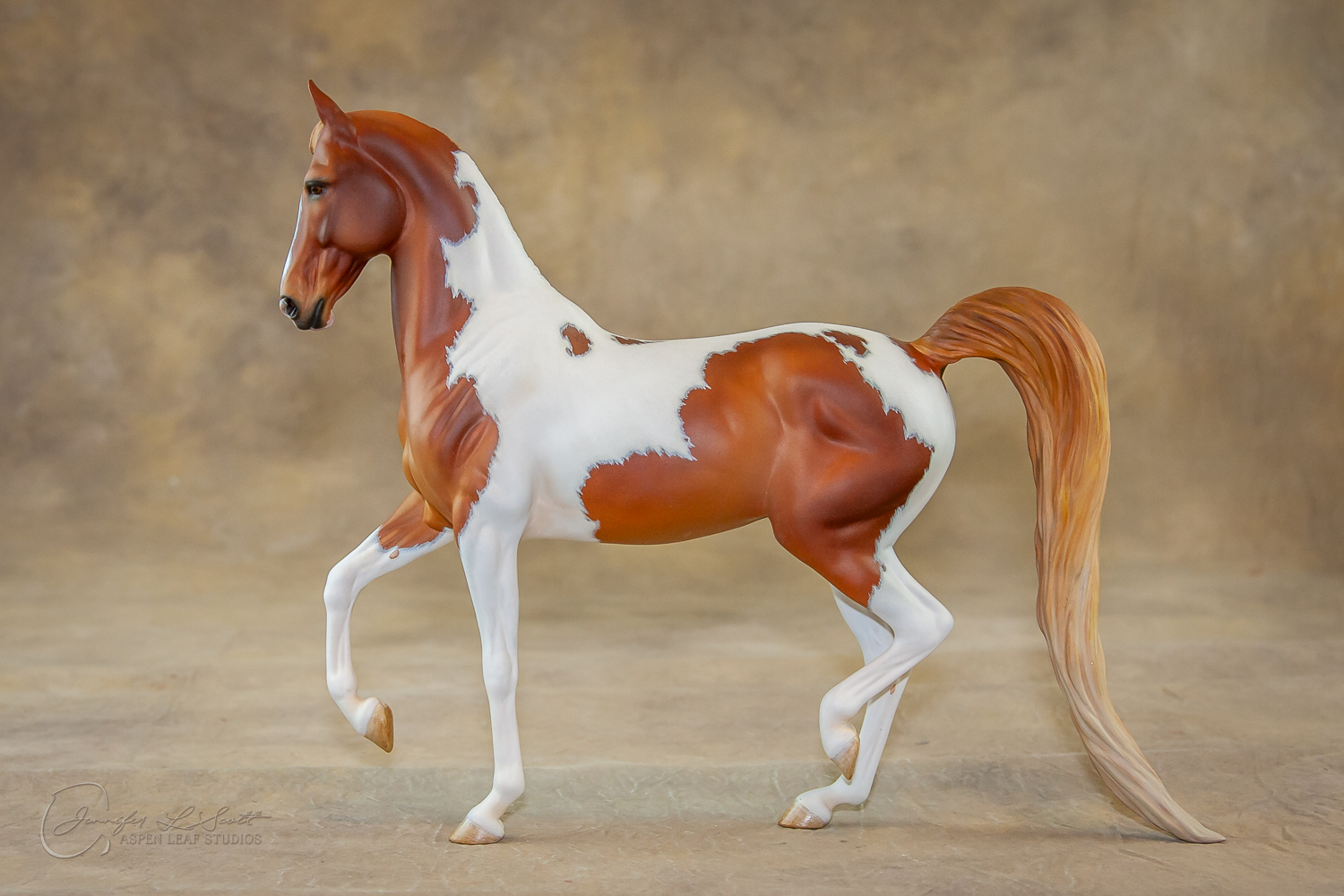 Breyer Marwari customized by Cindy Evans and painted in 2016